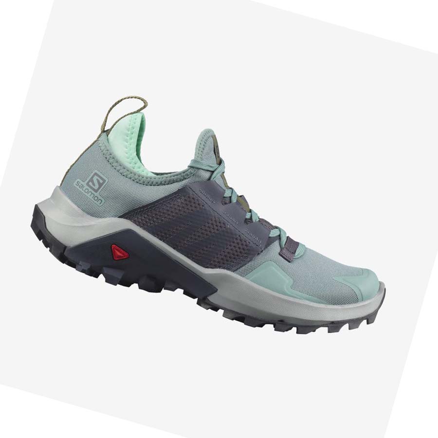 Tenis Para Trail Running Salomon MADCROSS Mujer Turquesa | MX 2757MQZ